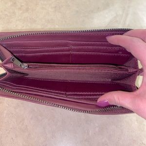 Purple 8” Wallet
